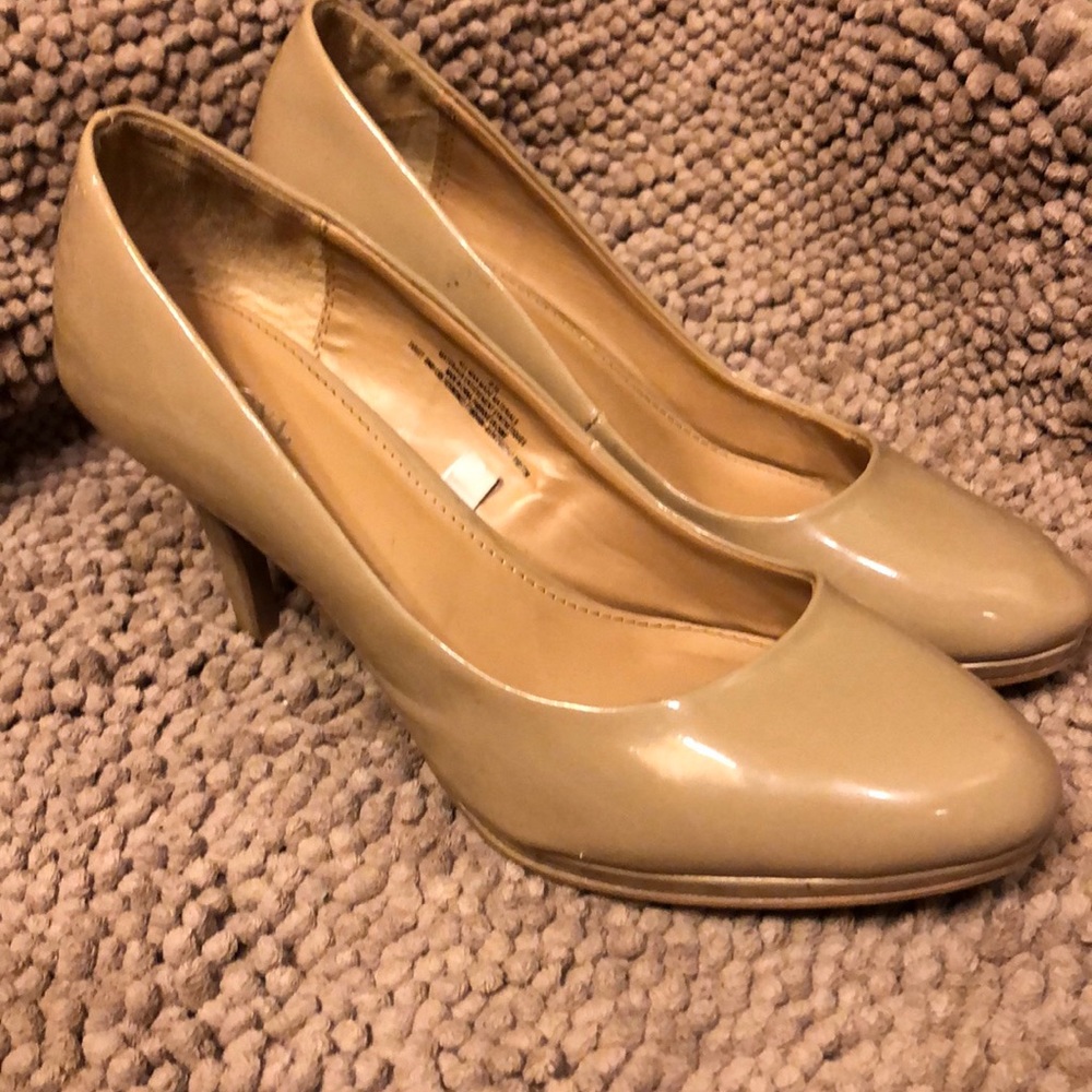 Nude high heels